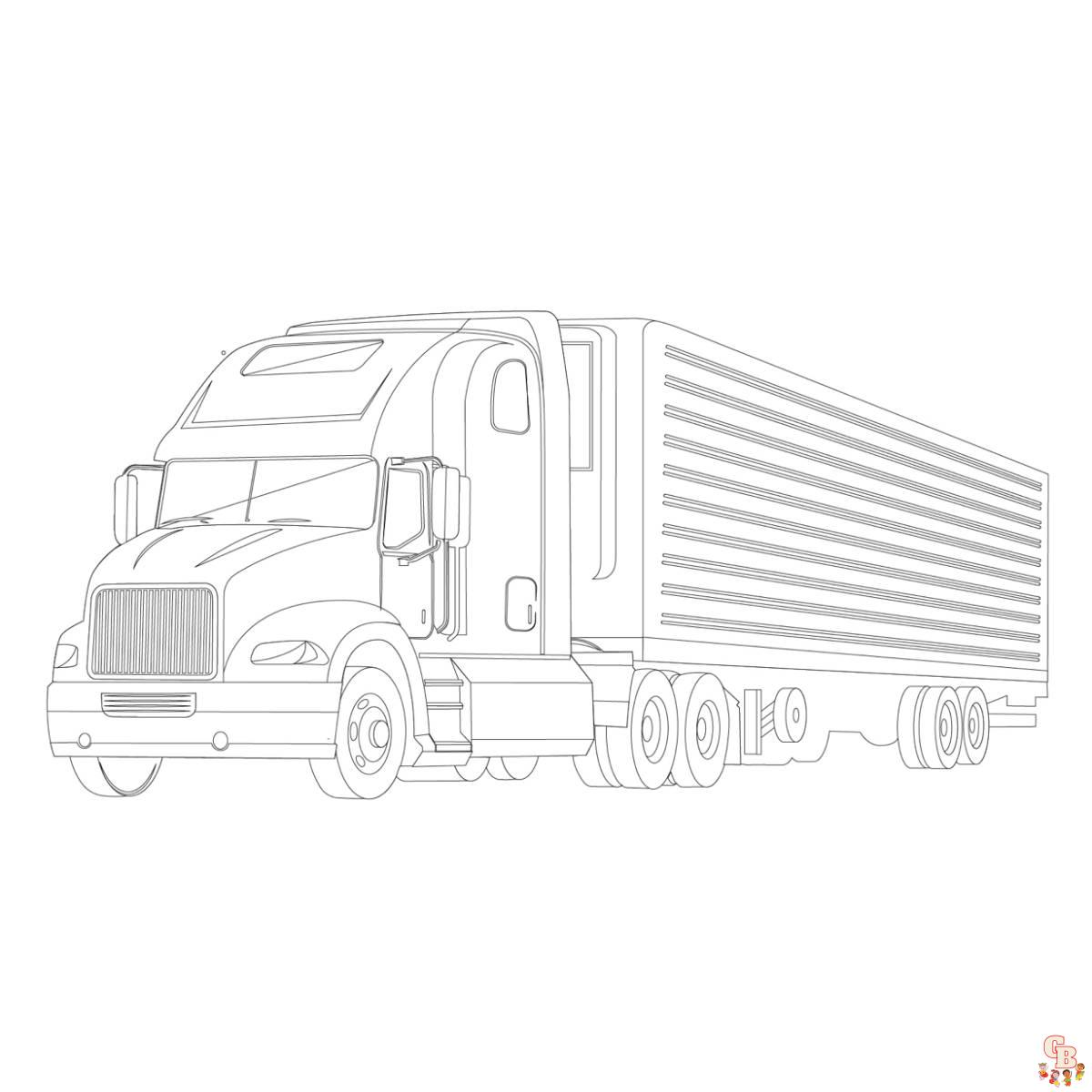 Coloriage Camions