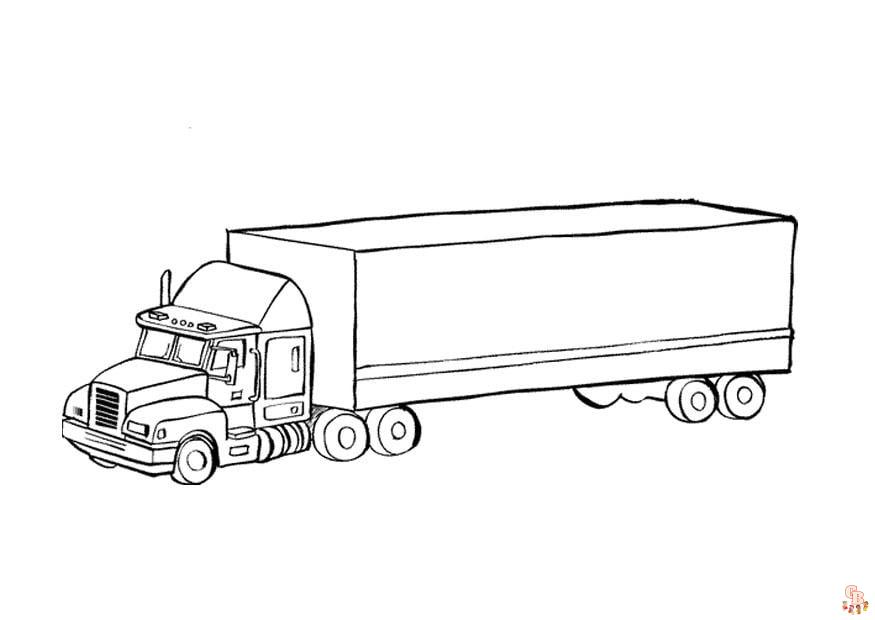 Coloriage Camions