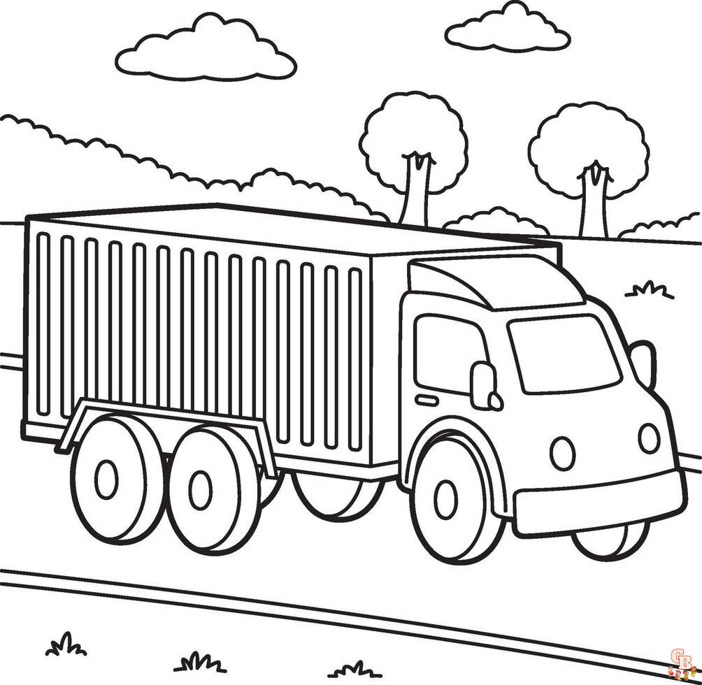 Coloriage Camions