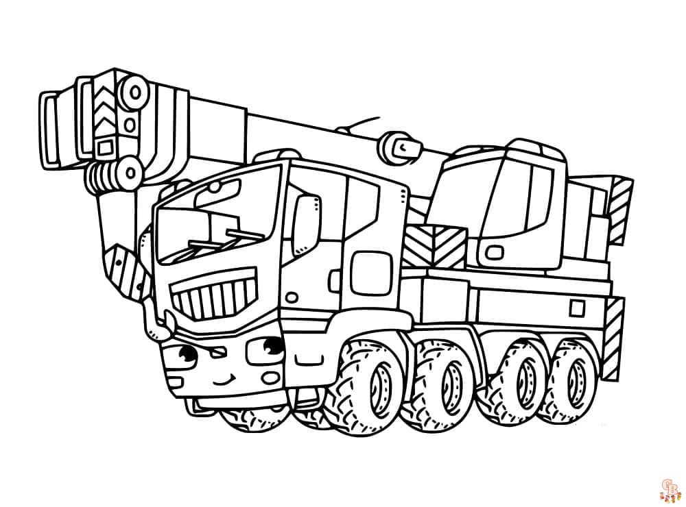 Coloriage Camions