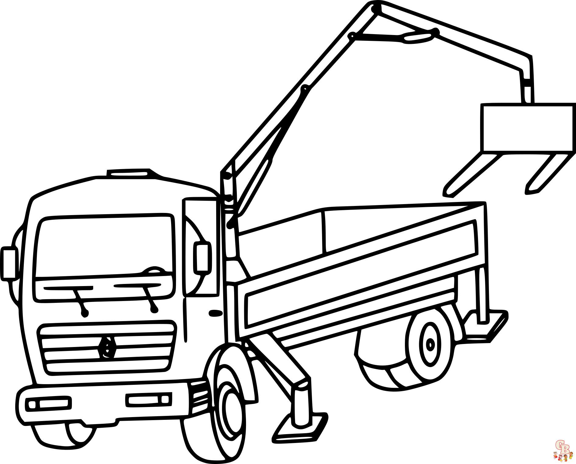 Coloriage Camions