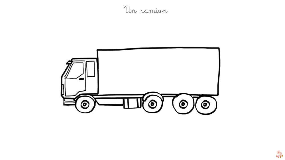 Coloriage Camions