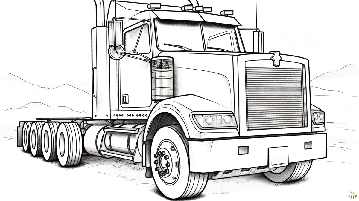 Coloriage Camions
