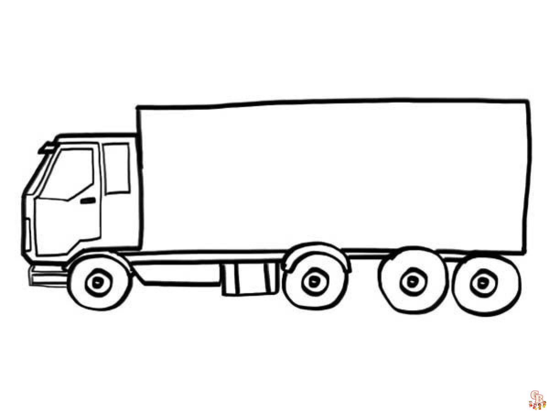 Coloriage Camions