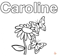 Coloriage Caroline