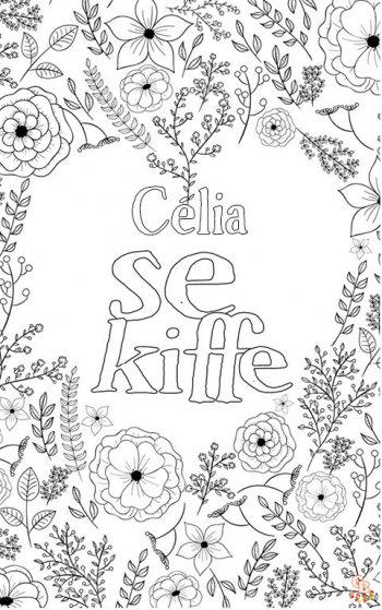 Coloriage Celia