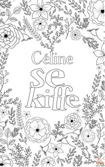 Coloriage Celine