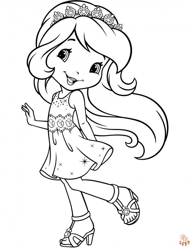 Coloriage Charlotte Aux Fraises Fraisinette