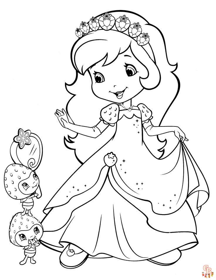 Coloriage Charlotte Aux Fraises Fraisinette