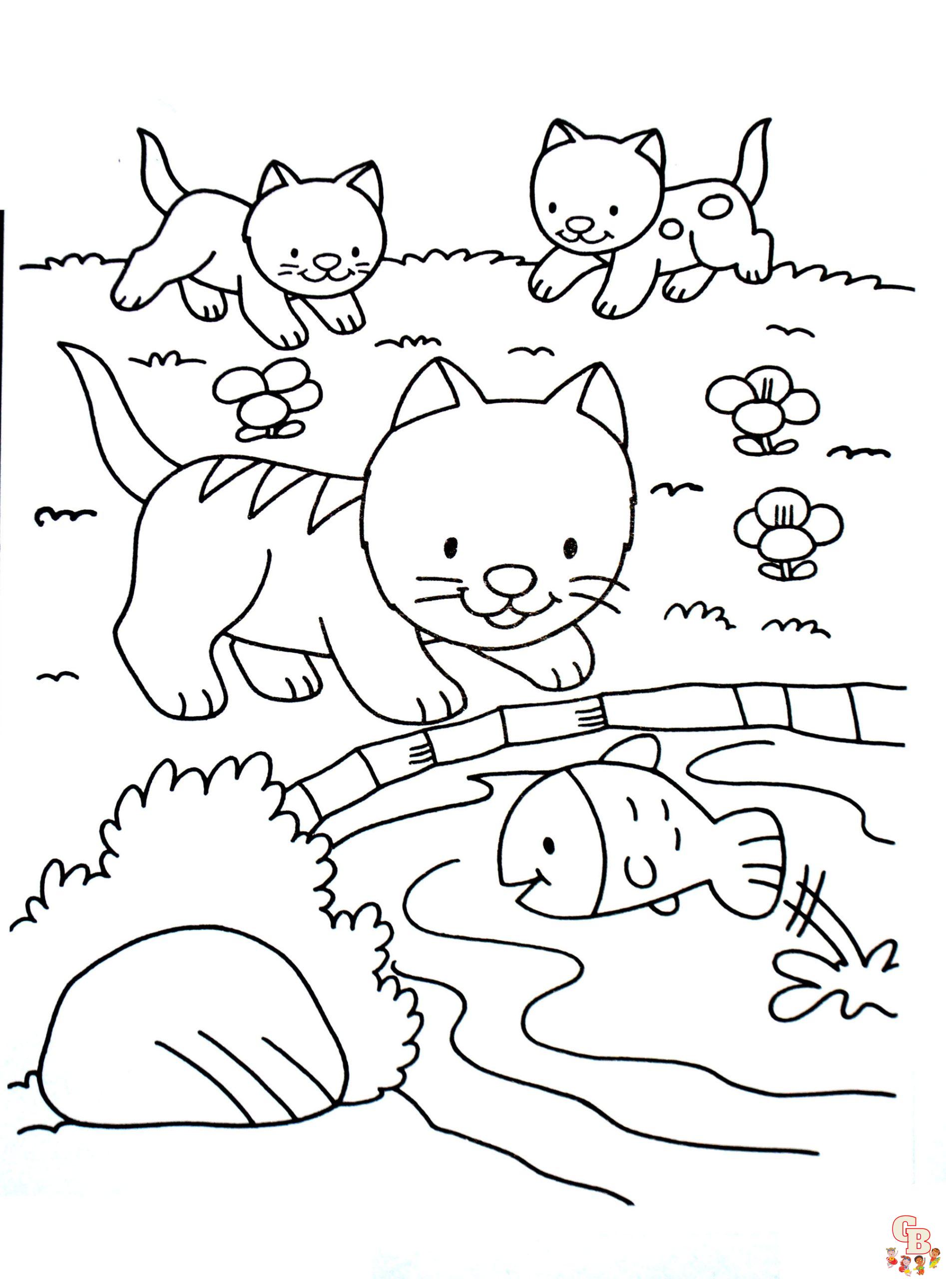 Coloriage Chats