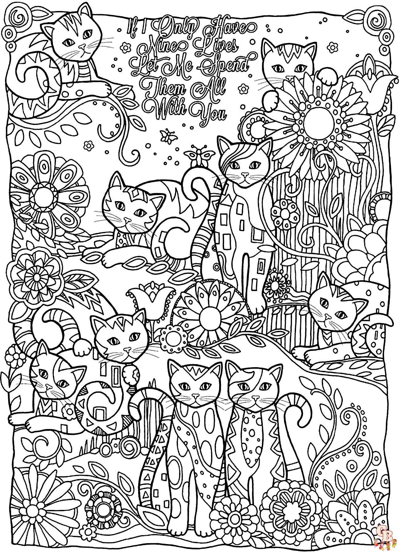 Coloriage Chats