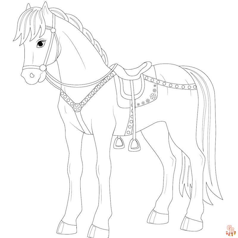 Coloriage Chevaux