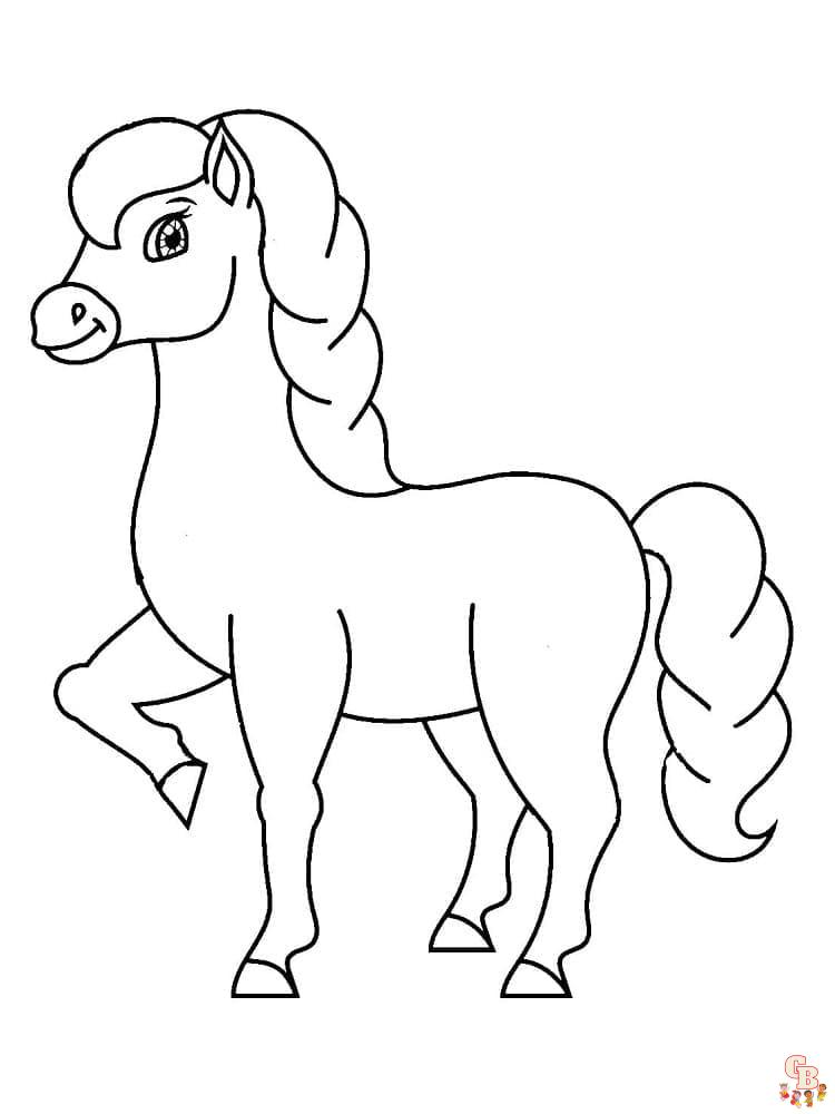 Coloriage Chevaux