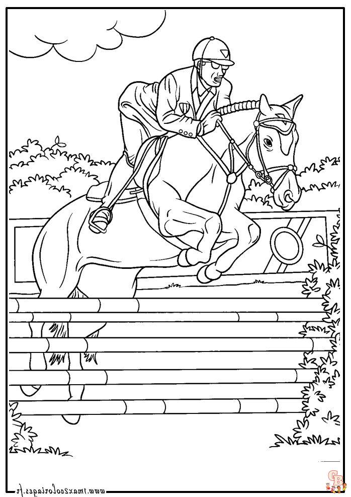 Coloriage Chevaux