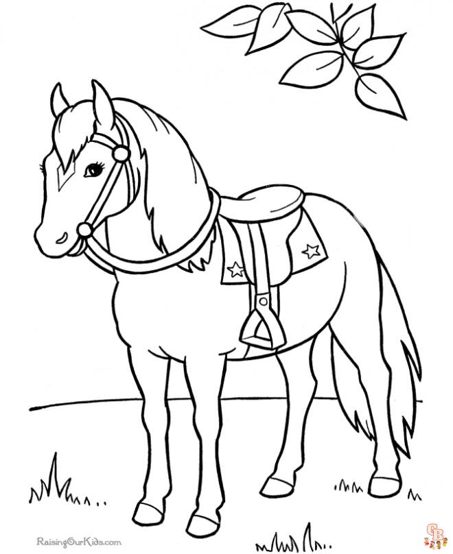 Coloriage Chevaux