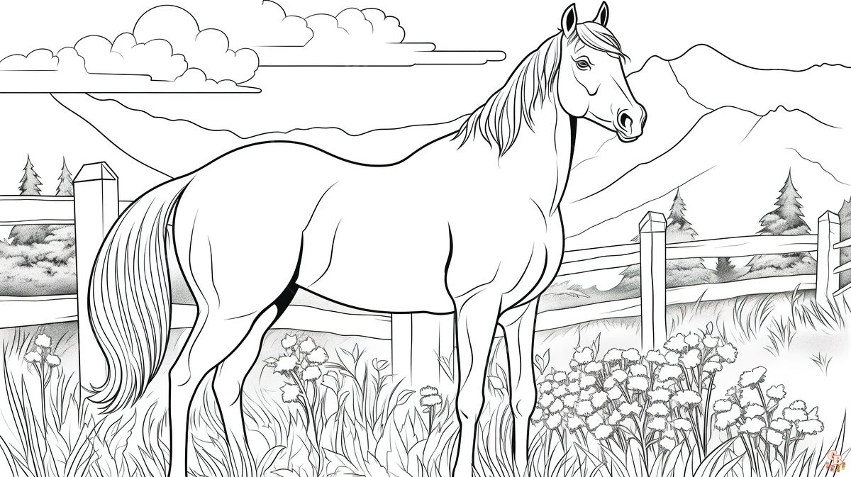 Coloriage Chevaux