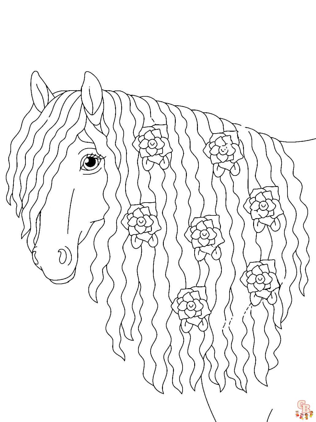 Coloriage Chevaux