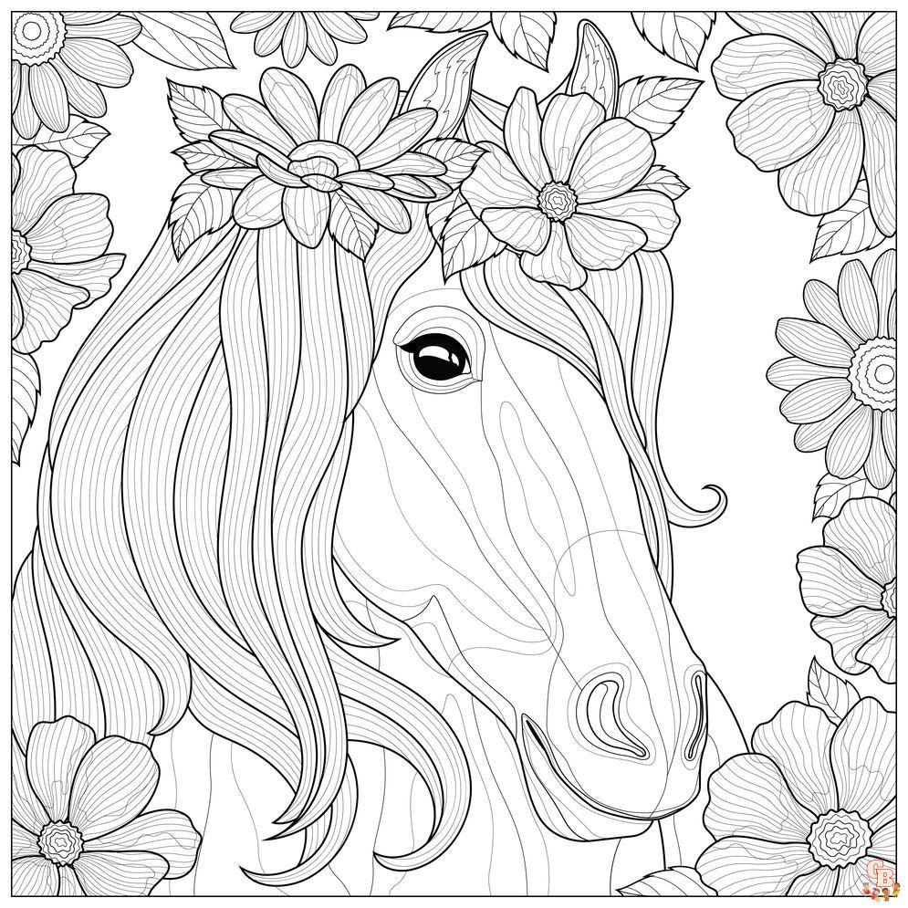 Coloriage Chevaux