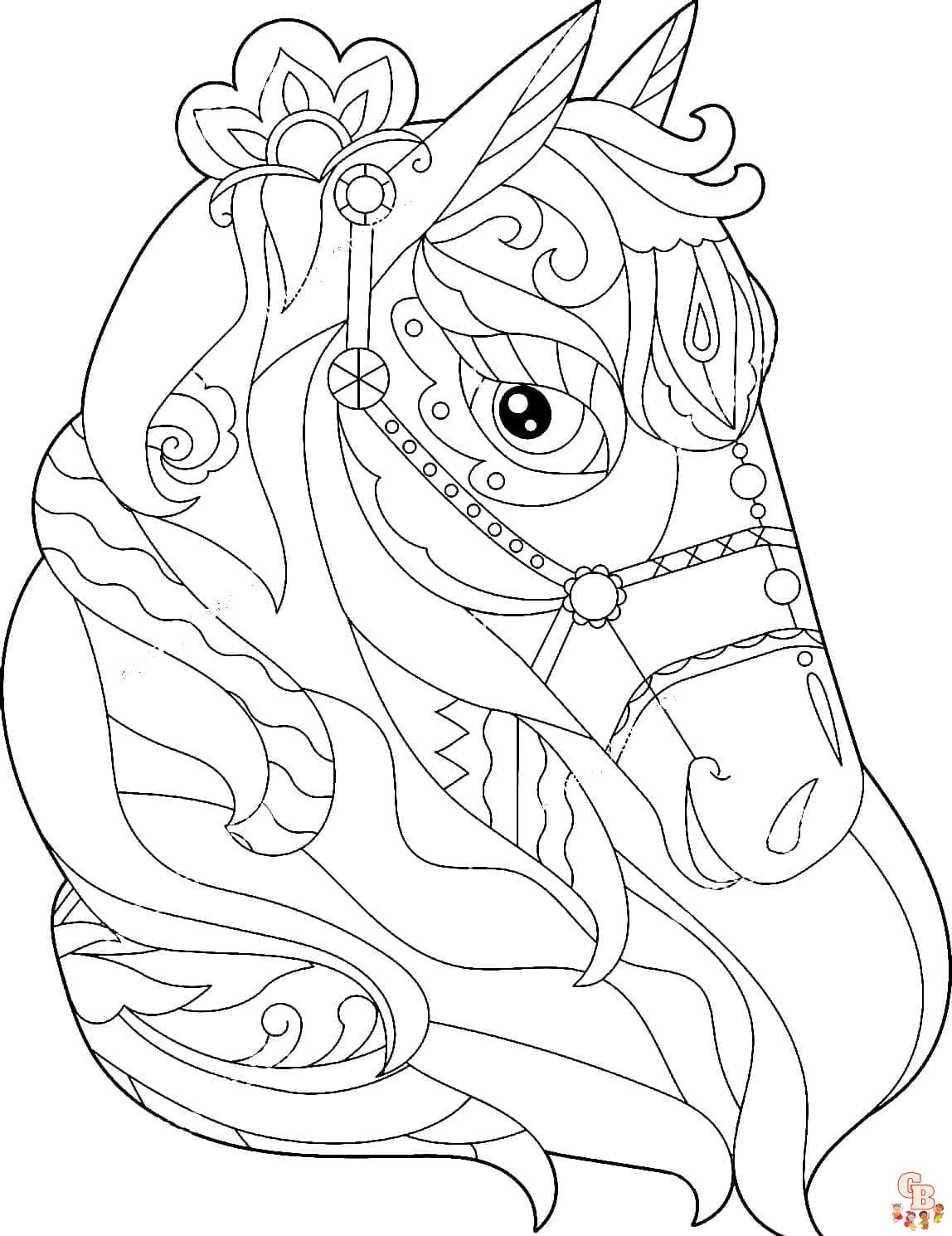 Coloriage Chevaux