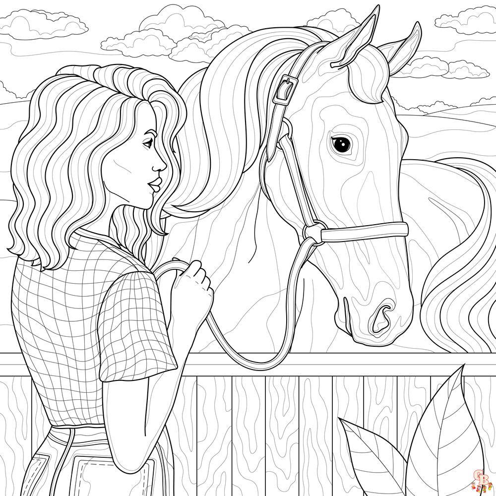 Coloriage Chevaux