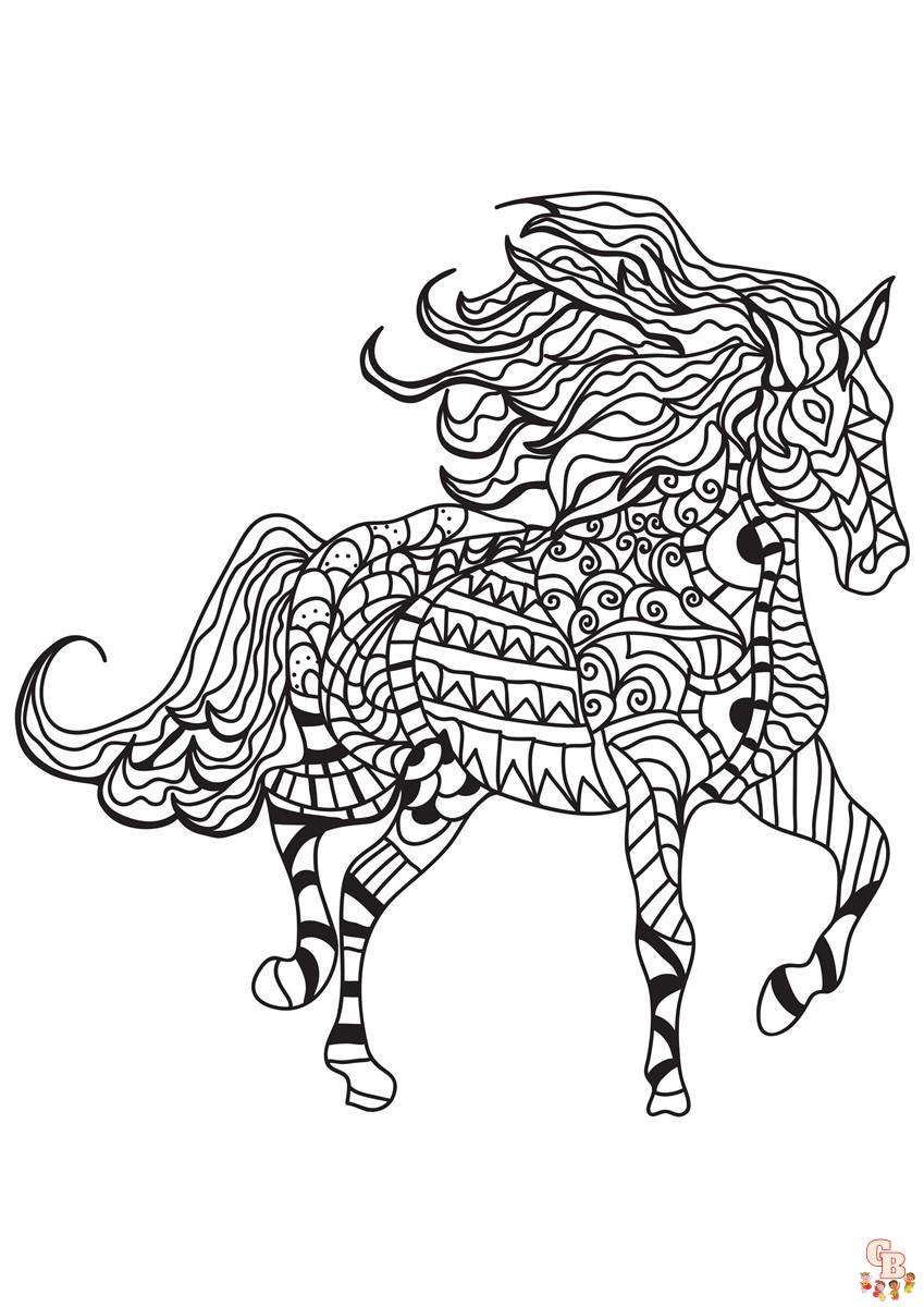 Coloriage Chevaux