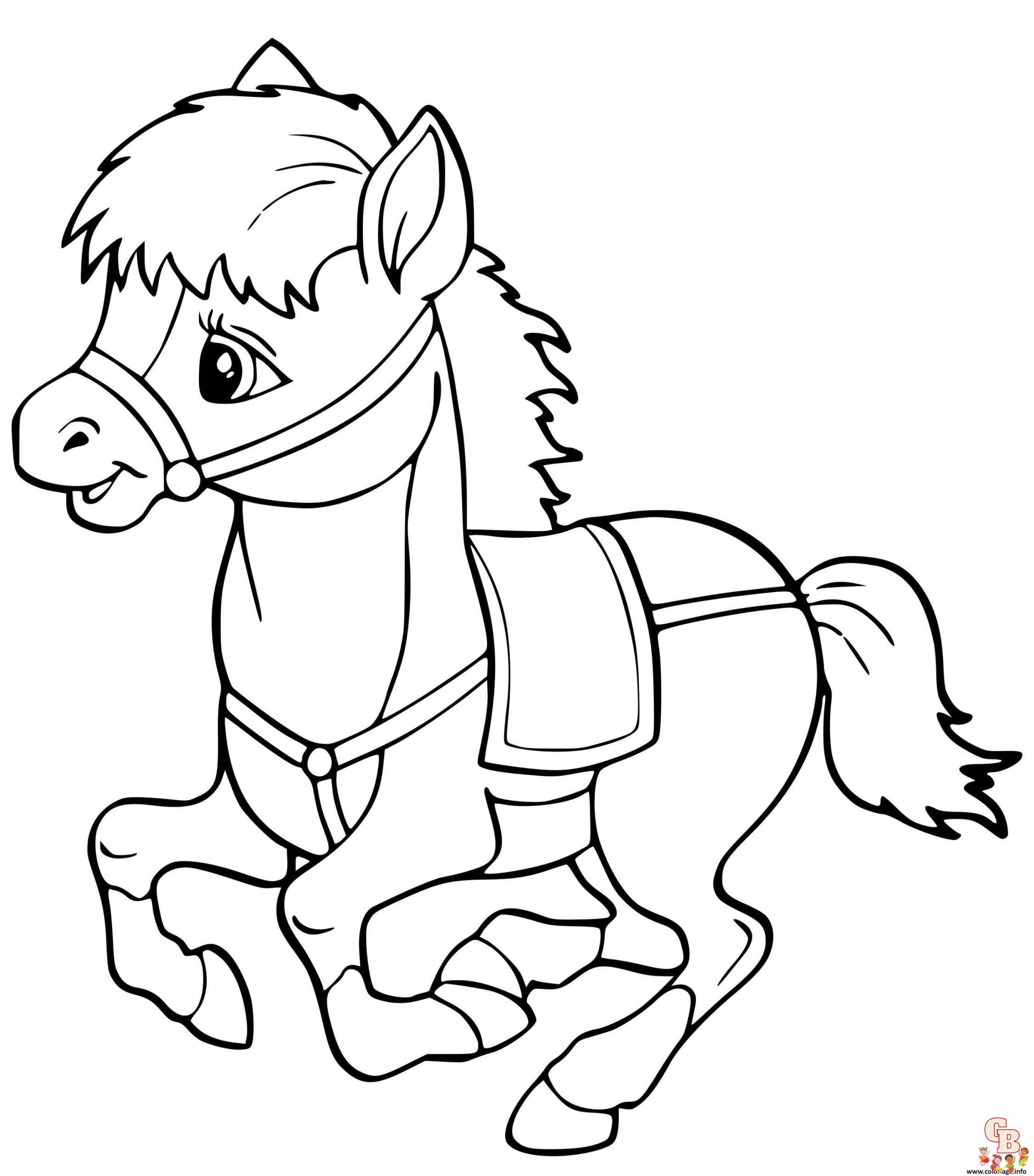 Coloriage Chevaux