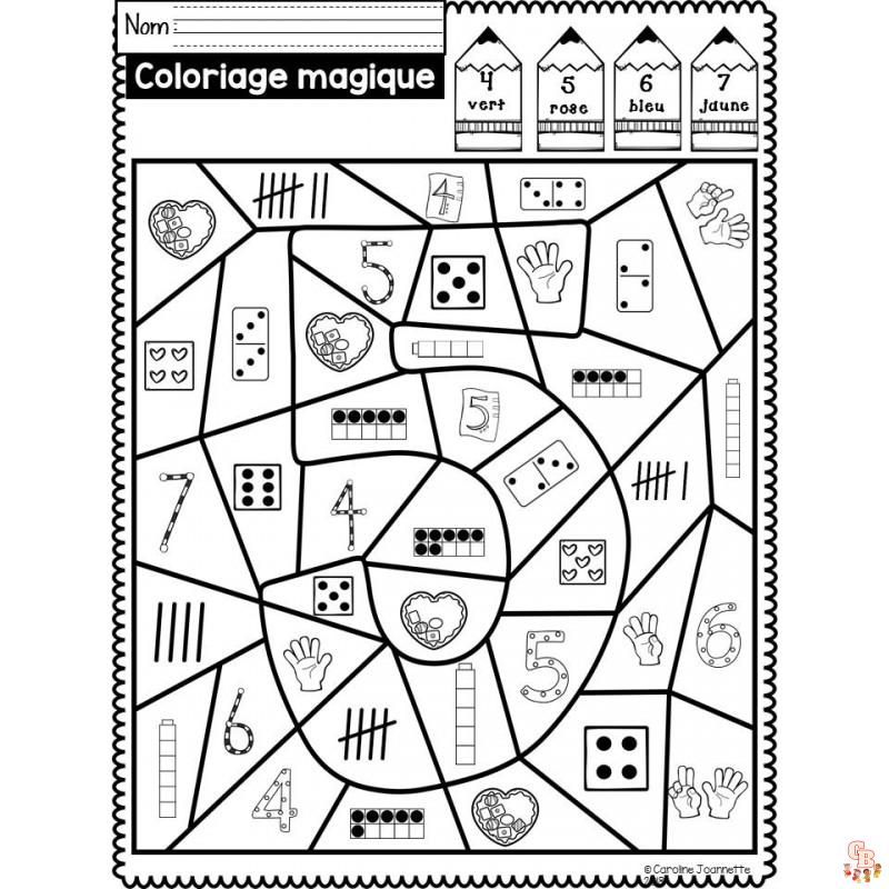 Coloriage Chiffres