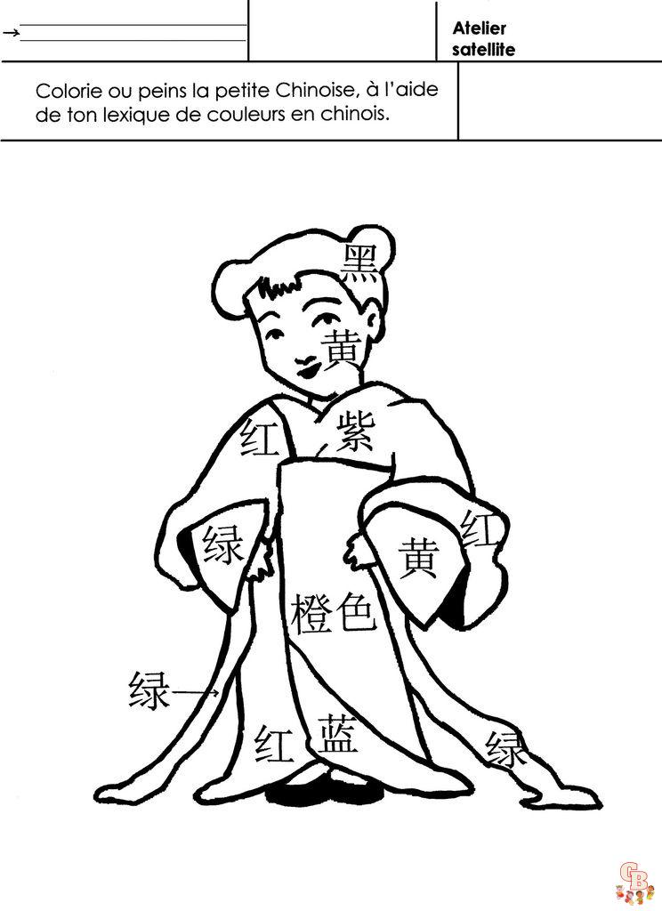 Coloriage Chine