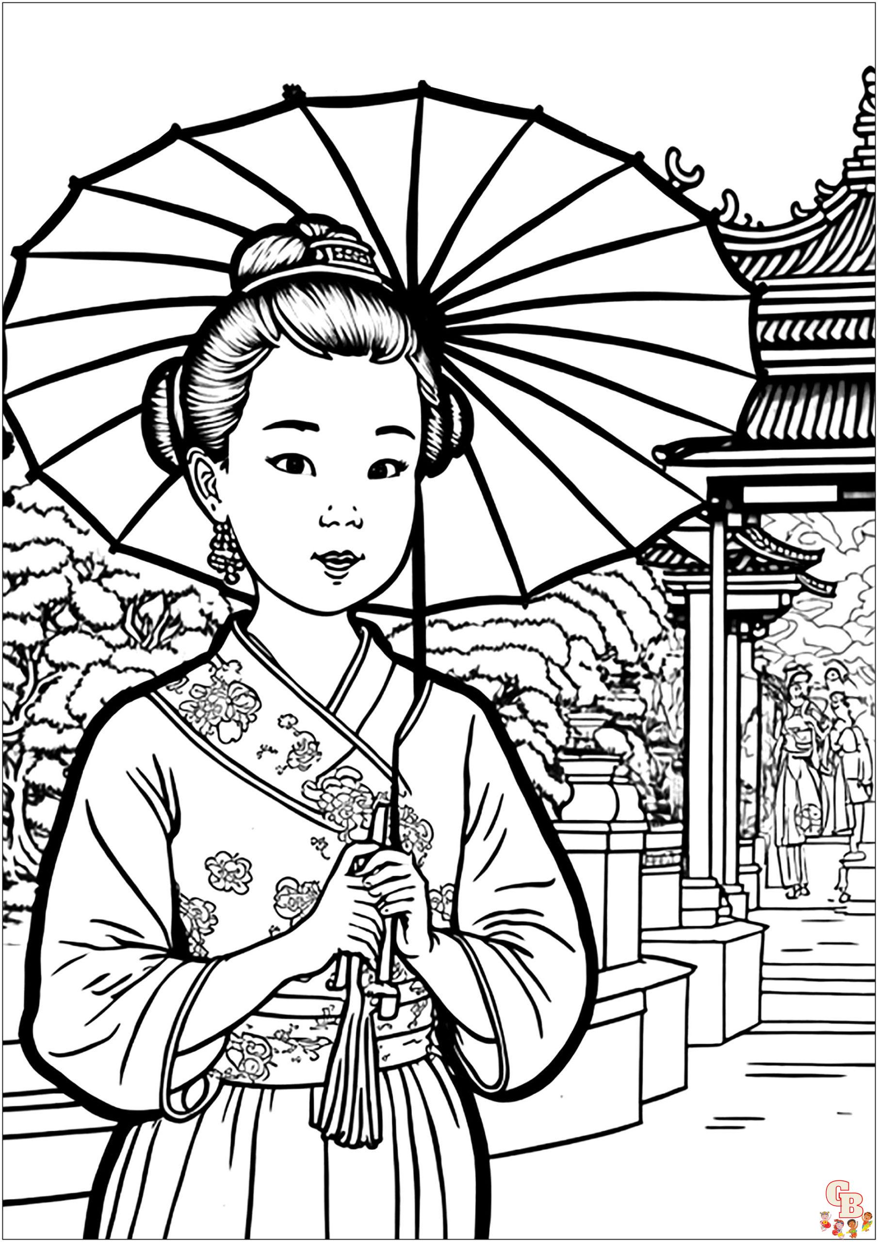 Coloriage Chine