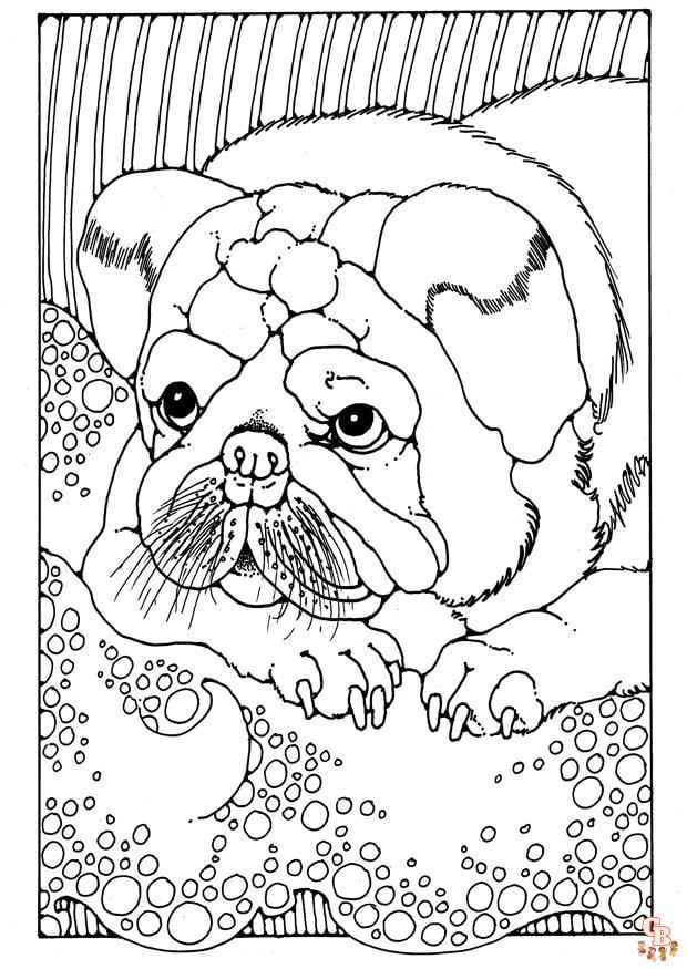 Coloriage Chiot