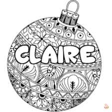 Coloriage Claire