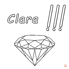 Coloriage Clara