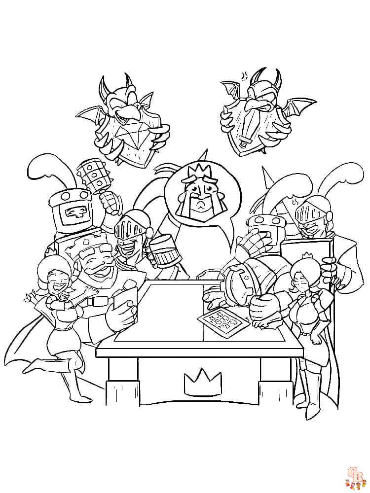 Coloriage Clash Royale