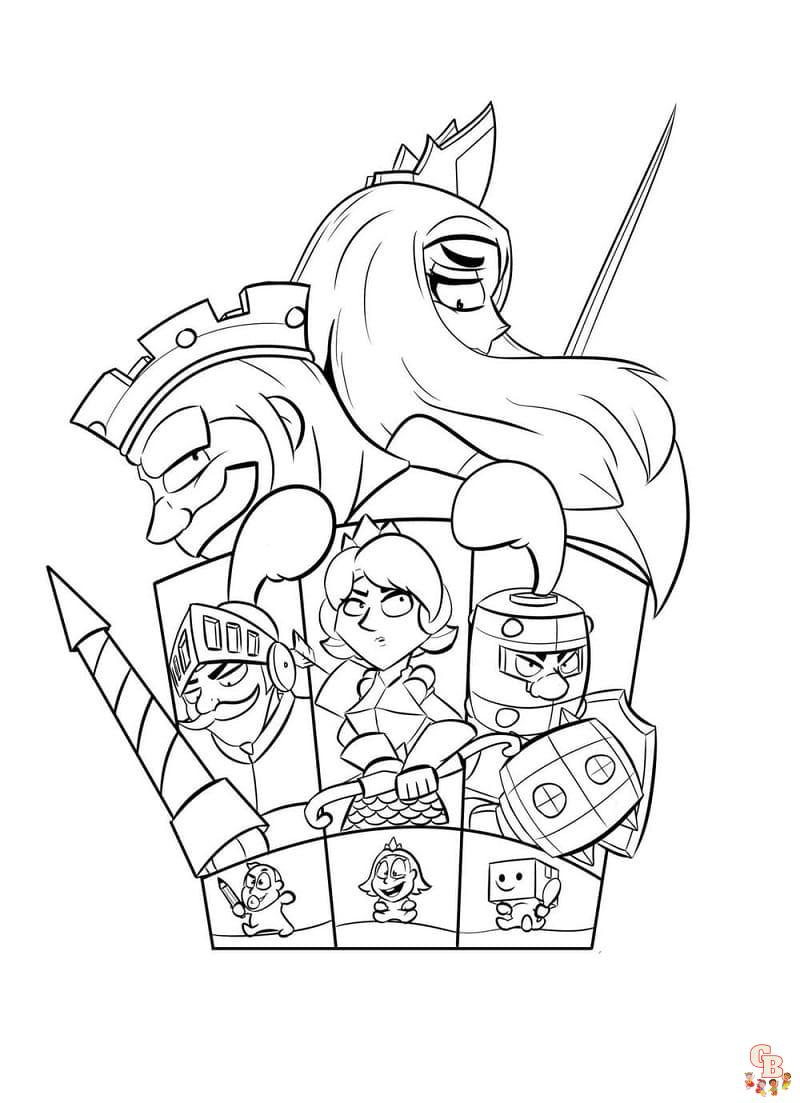 Coloriage Clash Royale