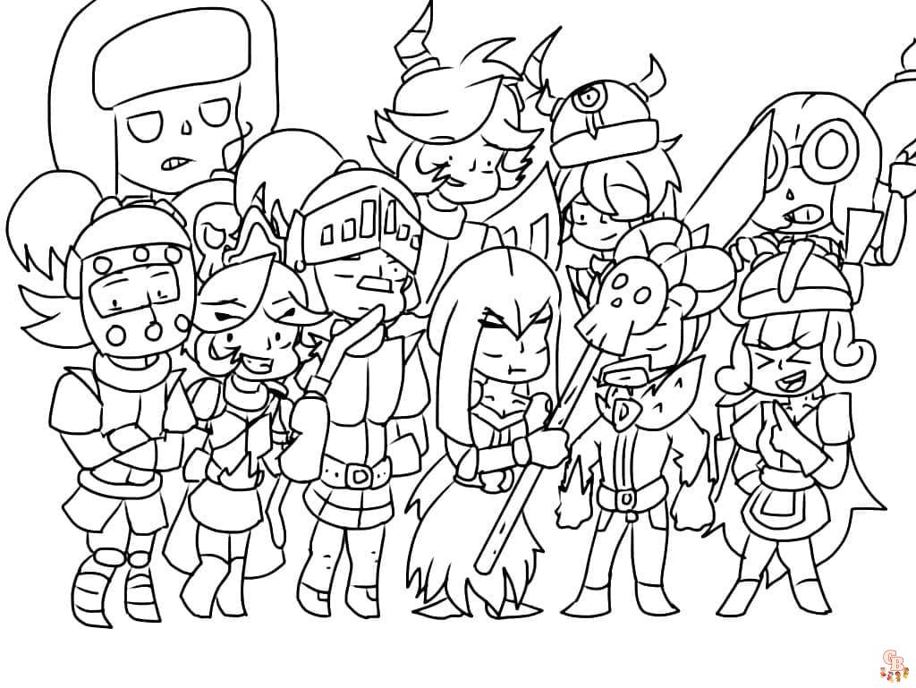 Coloriage Clash Royale