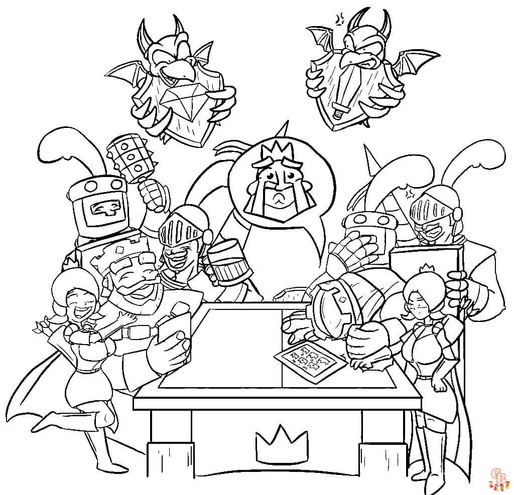 Coloriage Clash Royale