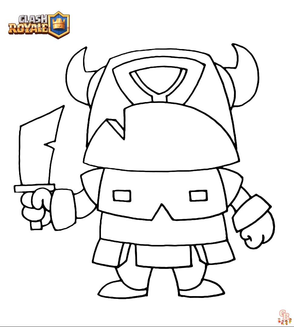 Coloriage Clash Royale