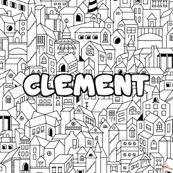 Coloriage Clement