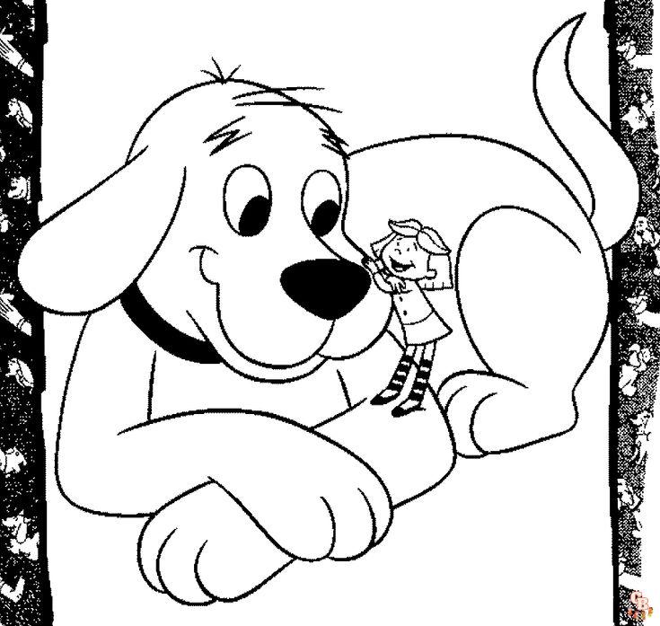 Coloriage Clifford