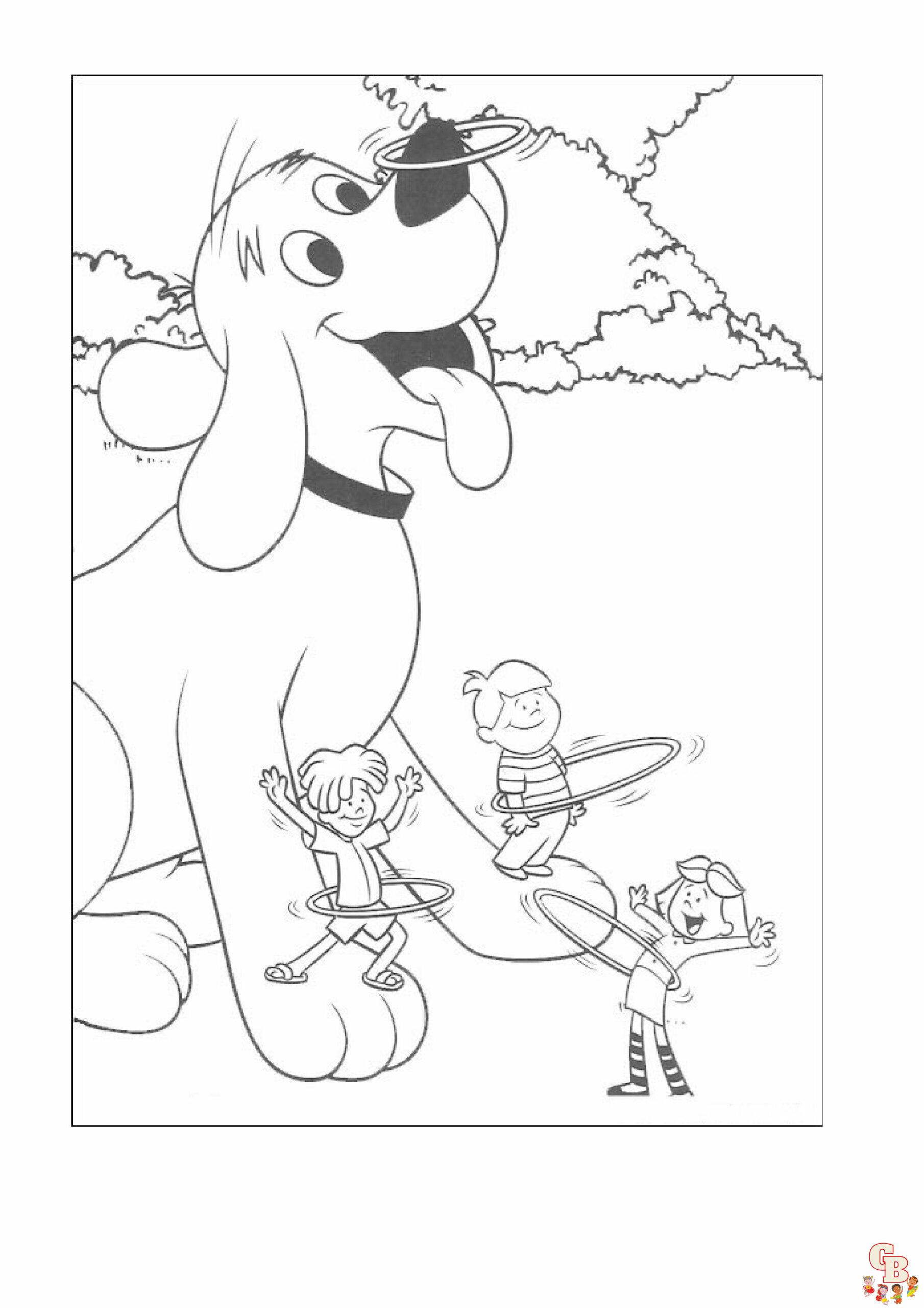 Coloriage Clifford