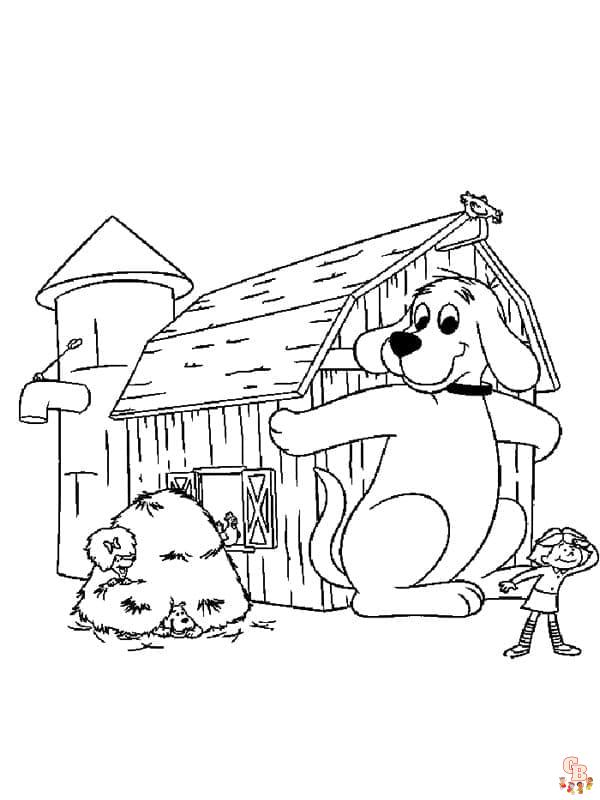 Coloriage Clifford