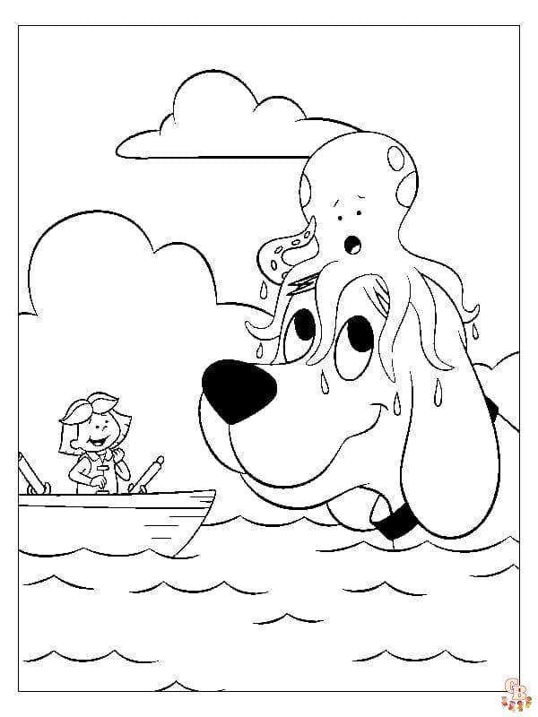 Coloriage Clifford