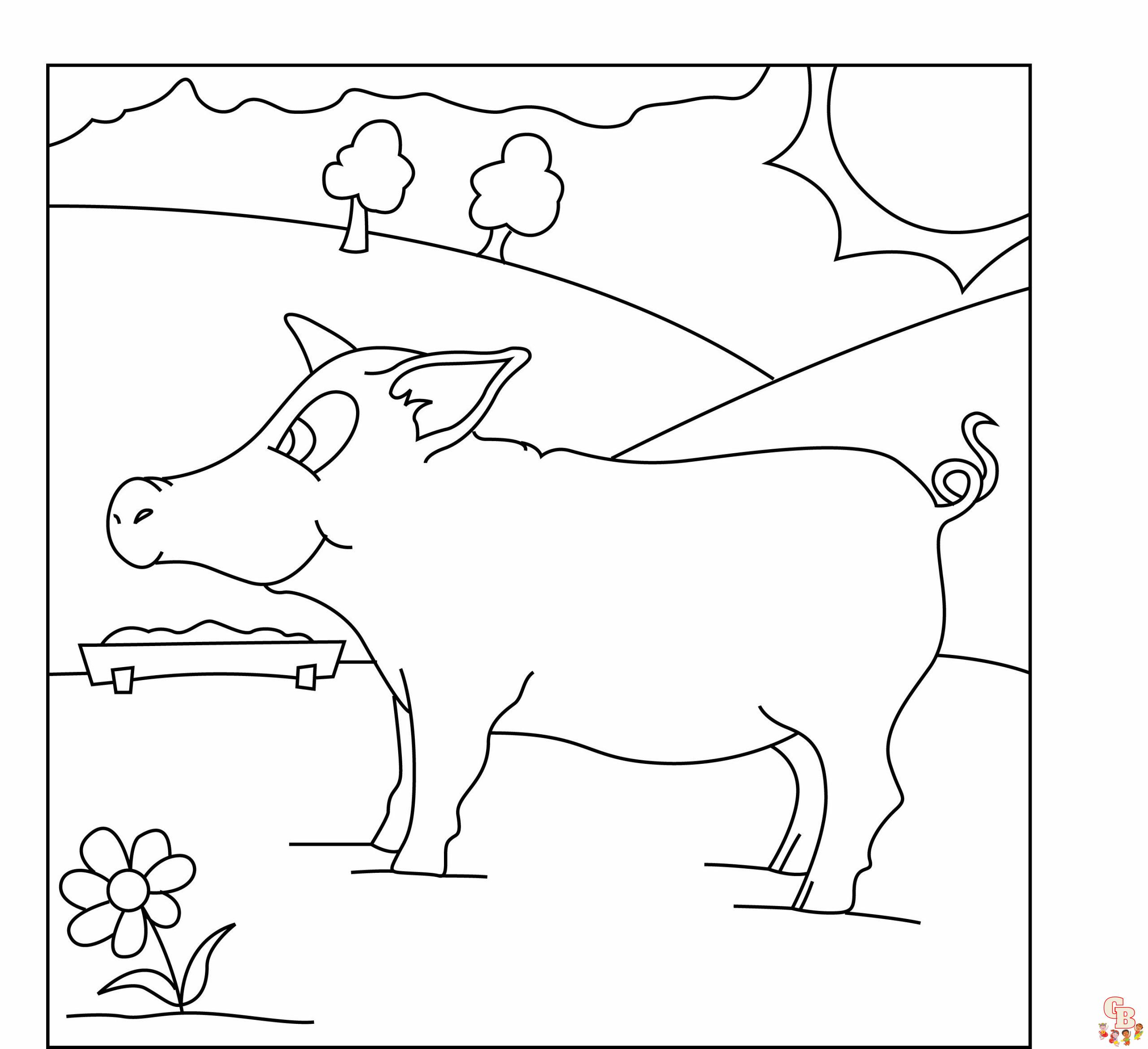 Coloriage Cochons