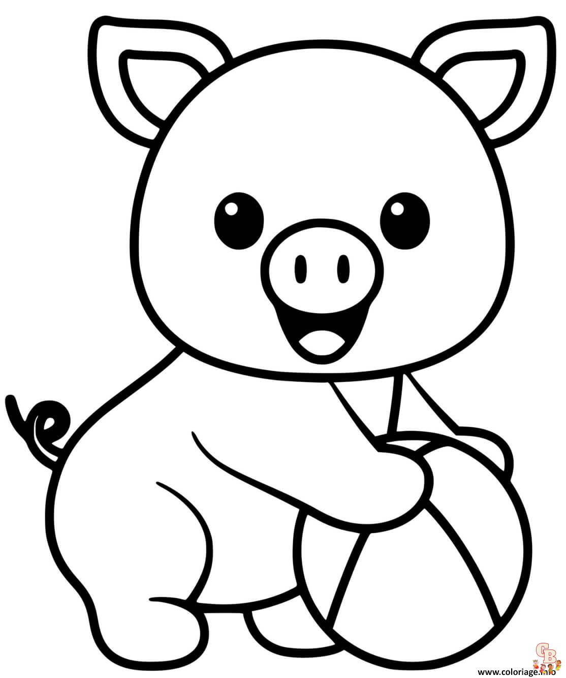 Coloriage Cochons