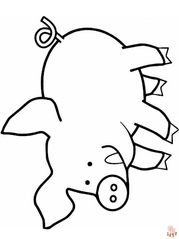 Coloriage Cochons