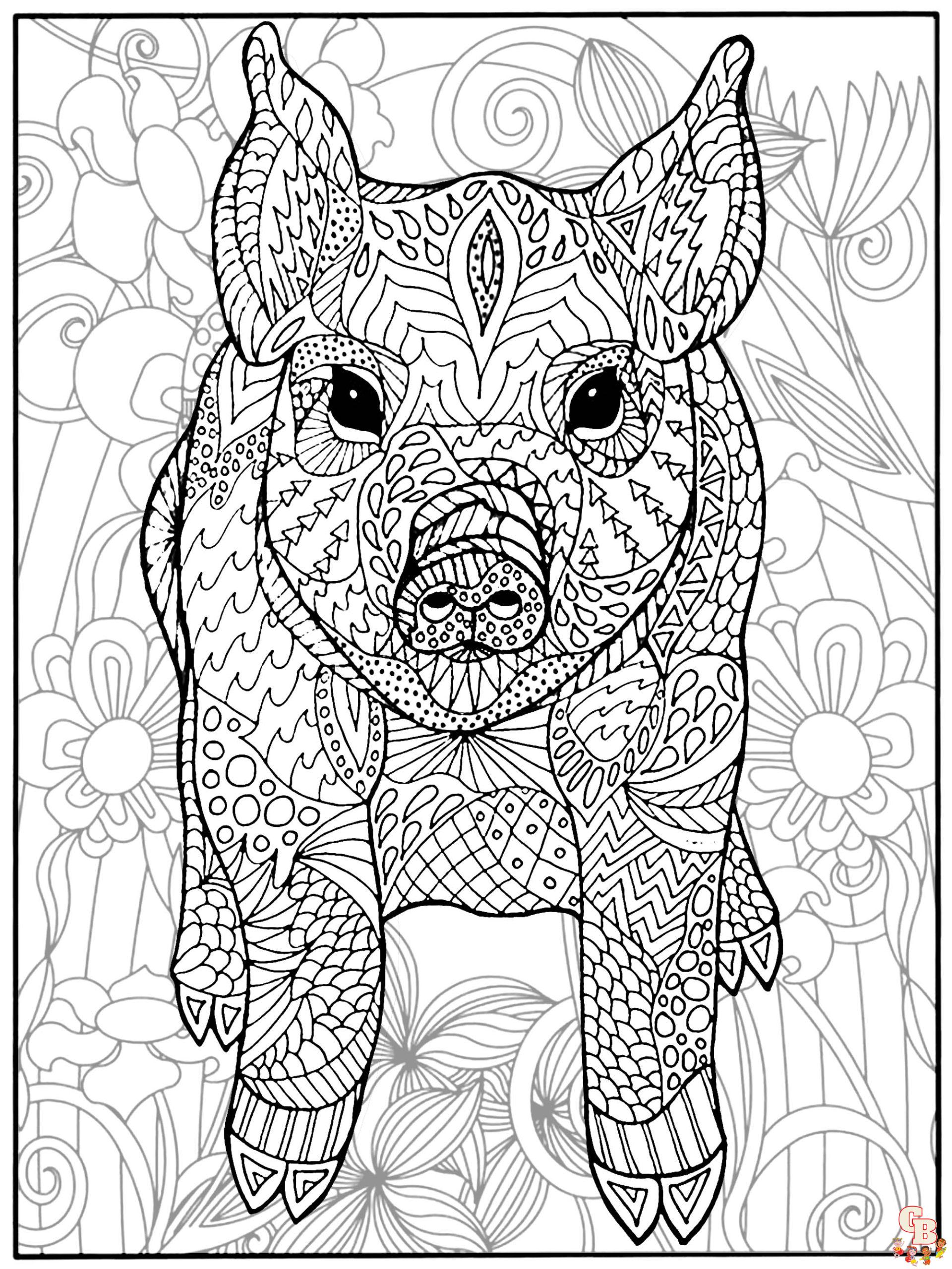 Coloriage Cochons