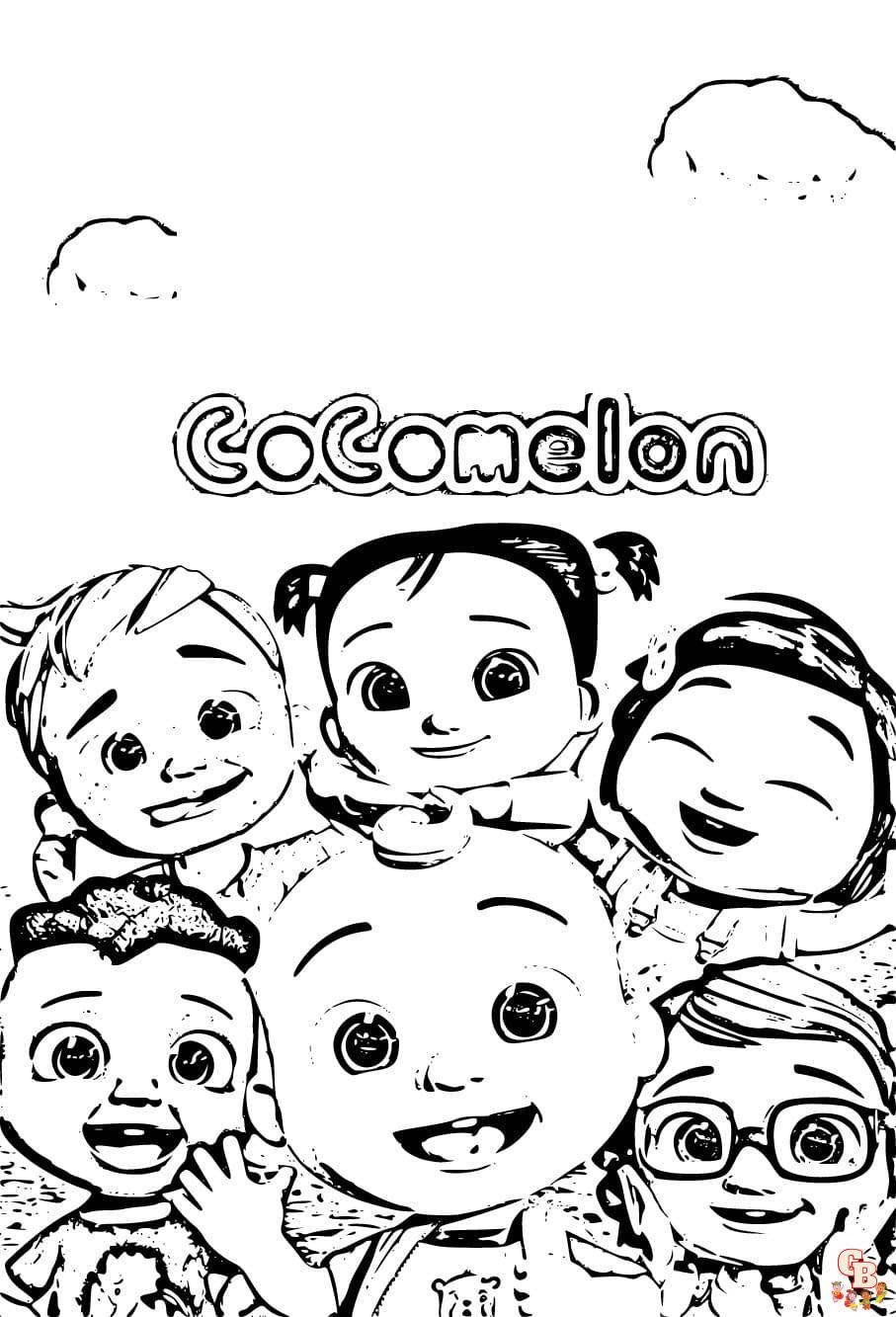 Coloriage Cocomelon