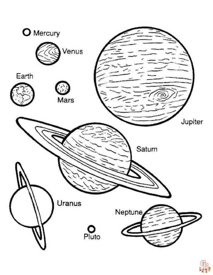 Coloriage Cometes