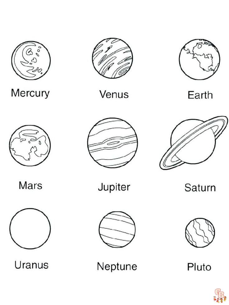 Coloriage Cometes