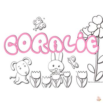 Coloriage Coralie